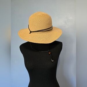 Q Headwear Straw Womens Hat Tan